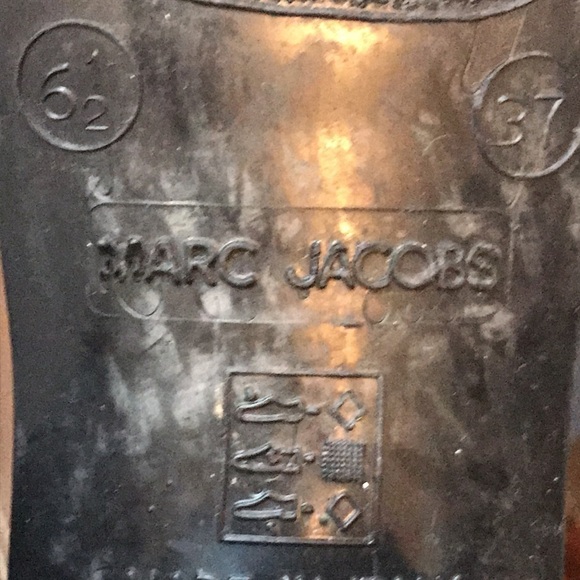 Marc By Marc Jacobs Rain Boots Rubber Short Ankle Woman’s Size 6.5 - Picture 7 of 13